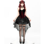 2025 Gothic Vampire Demon Witch Cosplay Costume – Dark Court Halloween Outfit