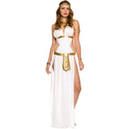 2025 Greek Goddess & Egyptian Queen Cosplay Costume – Sexy Halloween Party Dress for Women