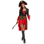 2025 Sexy Pirate Cosplay Costume – Halloween Pirate Outfit with Hat and Sword for Women