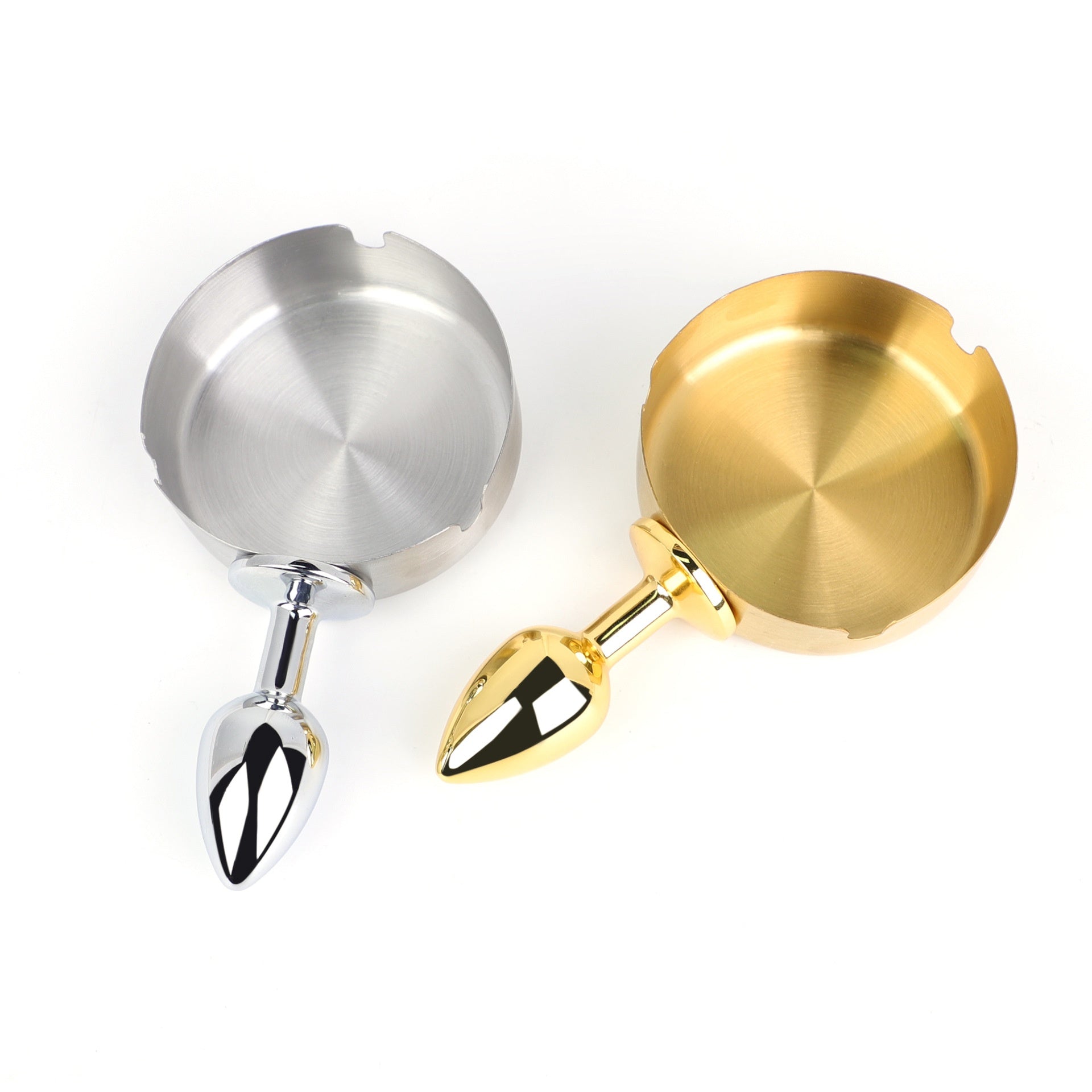 Sexy Metal Butt Plug Ashtray – BDSM Training Toy for Submissive Play