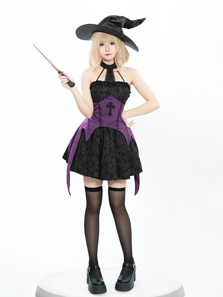 2025 Witch Cosplay Costume - Halloween Stage Costume
