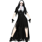2025 Zombie Nun Cosplay Costume – Scary Halloween Vampire & Demon Outfit