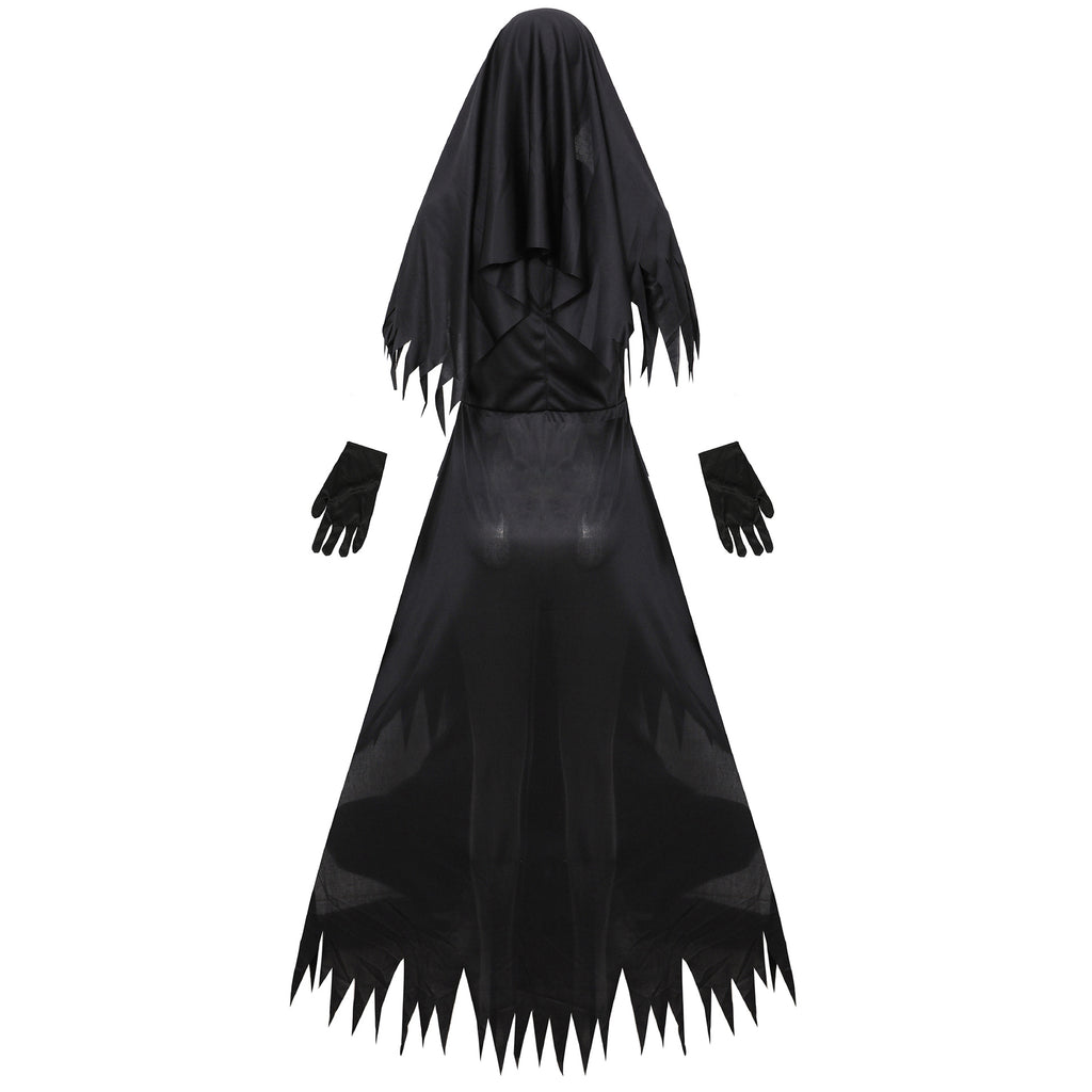2025 Zombie Nun Cosplay Costume – Scary Halloween Vampire & Demon Outfit