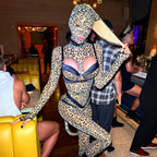 Leopard Print Cutout Chest Bodycon Two‑Piece Sexy Lingerie Set